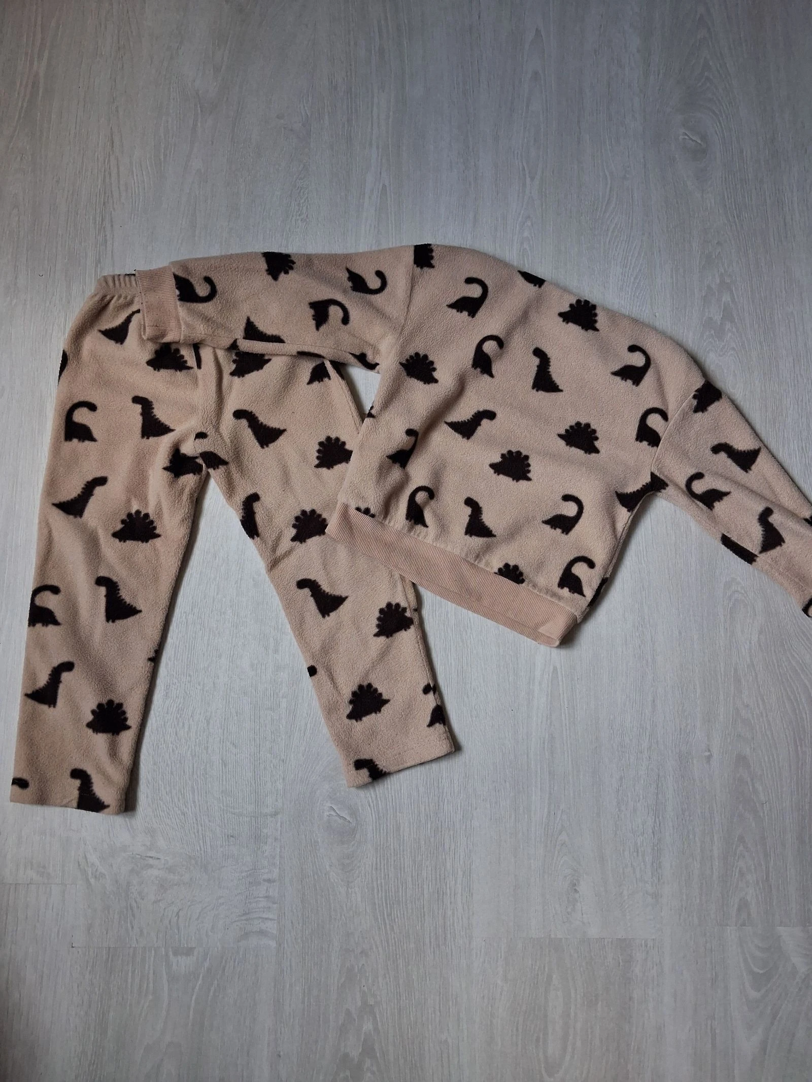 Pijama de lã Kiabi 4 anos (104 cm) dinossauro bege quente – photo 4